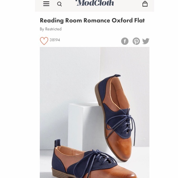 Restricted Shoes - Modcloth Oxfords
